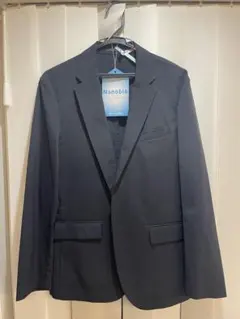 【上下セット】ユニクロ メンズ スリムフィット ネイビージャケットパンツ