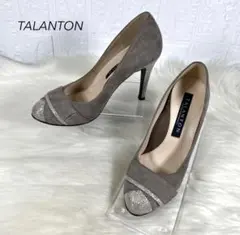 美品 TALANTON タラントン パンプス グリッター スエード 22.5のサムネイル