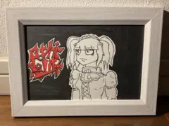 ポストカードイラスト　Gothic Lolita