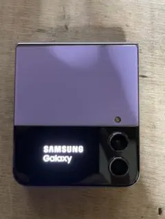 Samsung Galaxy Z Flip4 パープル ケース付き- ジャンク