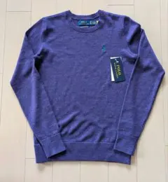 Polo Ralph Lauren パープル長袖セーター XS
