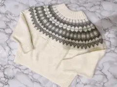 GAP kids ニット セーター XS（日本110cm）フェアアイル柄