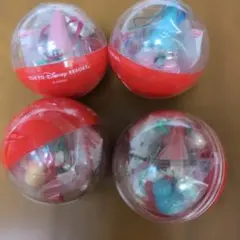 ディズニークリスマス2022カプセルトイ 4個セット　リルリンリン