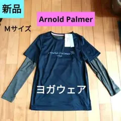 新品タグ付き　Arnold Palmer ヨガウェア セット　ネイビーＭサイズ