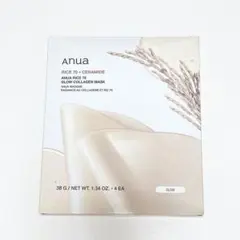 Anua アヌア コラーゲンマスク4枚入り (ライス)