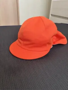 カラー帽子 オレンジ (内側白)