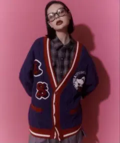 最終お値下げCandy Stripperキャンディストリッパーニットカーディガン