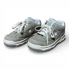 90sレア コンバース ボーダースター スニーカー 23cm グレー