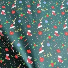 生地 ハンドメイド はぎれ 布 クリスマス柄 50×50cm 手作り