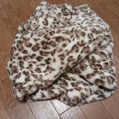 ヒョウ柄 フリース ネックウォーマー