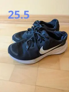 NIKE スニーカー ブラック 訳あり 25.5