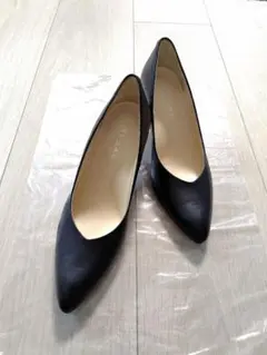 極美品pedala ペダラ パンプス 23.5cm 2E エナメル ネイビー - メルカリ