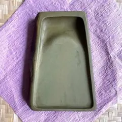 ⭕️紫雲石硯 名石 超大型硯 自然硯 佐藤幸雄 30cm超え 希少作品 美品