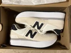 24.5 ニューバランス new balance WL574 厚底 スニーカー