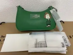 新品・未使用コーチCOACH x PEANUTS ショルダーバッグ緑色 - メルカリ