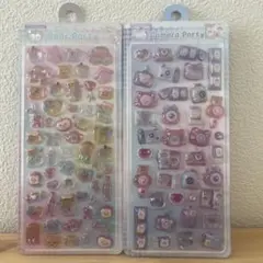 3Dステッカーセット　ボンボンドロップシール