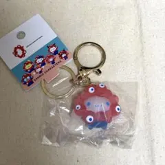 サンリオ　ミャクミャク　立体マスコット シナモロール　クリアカラー