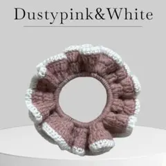 【ハンドメイド】シュシュ 編み物 毛糸 春色 ※即日発送