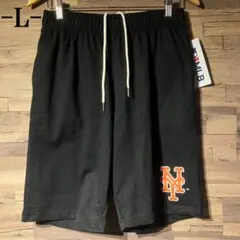 GENUINE MERCHANDISE ハーフパンツ　ニューヨークメッツ/黒　L