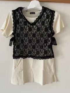Tシャツ　レースベスト　アンサンブル　セット　140サイズ