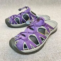 新品級】KEEN ローズサンダル 24.5 紫 ピンク 水陸両用 - メルカリ