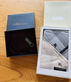 Polo Ralph Lauren & Burberry ハンカチ3枚セット