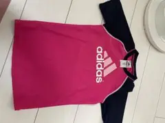 adidas ラッシュガード ピンク/ネイビー150