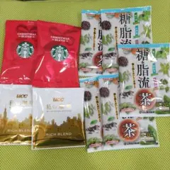 Starbucks ドリップコーヒー 2袋　他UCC２袋＋健康茶5袋のサムネイル