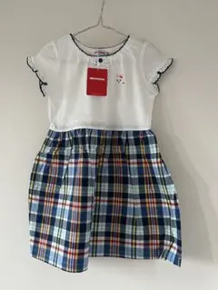 ☆新品☆MIKI HOUSE 半袖ワンピース 110cmのサムネイル