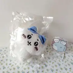 新品　ちいかわお座りぬいぐるみ ハチワレ　おまけ付き