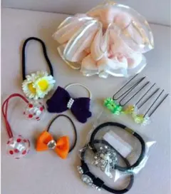 ★ヘアアクセサリー★髪飾り★11点セット★