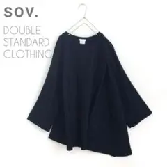 新品】ソブSOV. ダブルフェイスブラウス チュニック ジョーゼット 