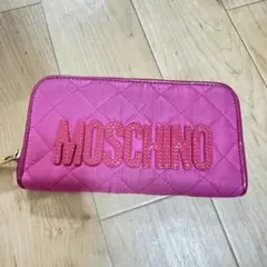 MOSCHIO ピンク 財布 小物 モスキーノ 保存袋あり