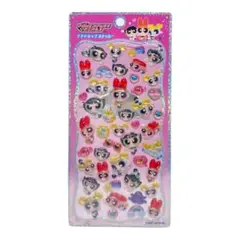 【おまとめ可】プチドロップステッカー　パワーパフガールズ　カミオジャパン