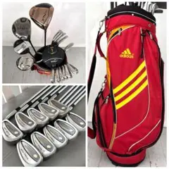 人気のMACTEC メンズゴルフクラブセット adidas お勧め 良心価格