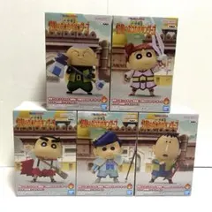 クレヨンしんちゃん　超華麗カスカベダンサーズ　プライズフィギュア　5点