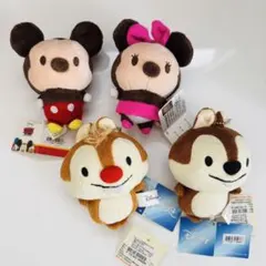 ☆レアセット☆ディズニー　マスコット　ミッキー　ミニー　チップ　デール