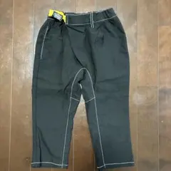 BREEZE キッズ ロングパンツ ブラック ステッチ 120のサムネイル