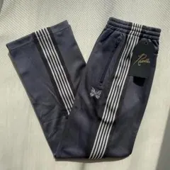 Needles トラックパンツ ブラック　ホワイト Sサイズ♣01 2025年最新】ニードルス トラックパンツ ブラック ホワイトの