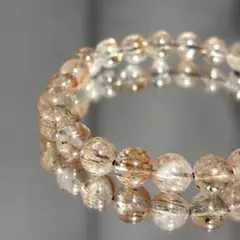 スーパーセブンルチル ✧ 強運・金運 粒8mm 内径15cm 重量15g