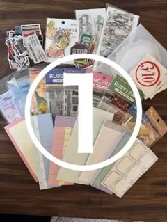コラージュ　メモ帳　ステッカー　など詰め合わせ