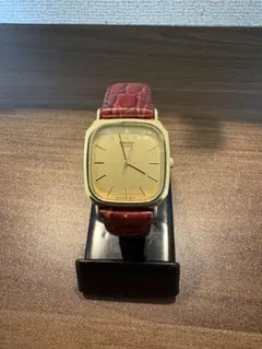 【ヴィンテージ】SEIKO クォーツ ゴールド スクエア 電池新品！のサムネイル