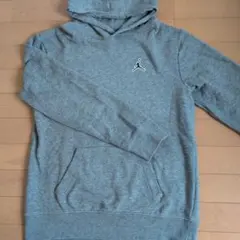 Jordan グレー フード付きパーカー XL