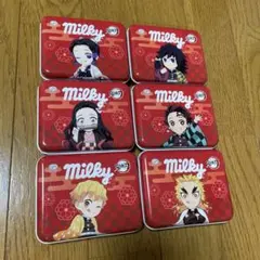 鬼滅の刃 ミルキー缶 6個セット