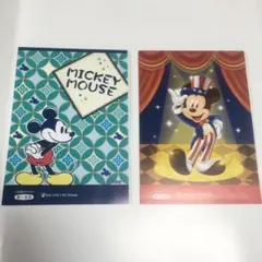 ディズニー　ミッキーマウス　メモ帳　2冊セット
