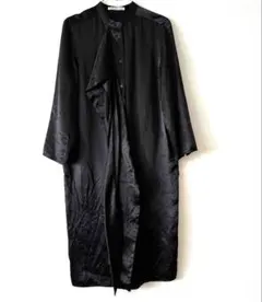 Acne Studios 膝丈サテンドレス黒34のサムネイル