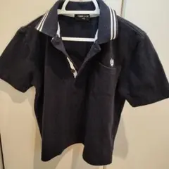COMME CA ISM ネイビー ポロシャツ 110A
