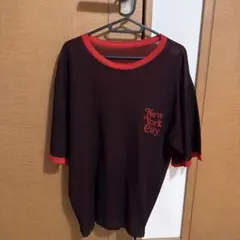 New York City リンガーTシャツTシャツ2枚半ズボン