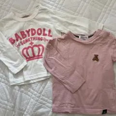 Polo BABYDOLL 長袖Tシャツ 90 80 保育園着 女の子まとめ売り
