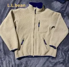 エルエルビーン　90sフリースジャケット ベージュ　L.L.Bean